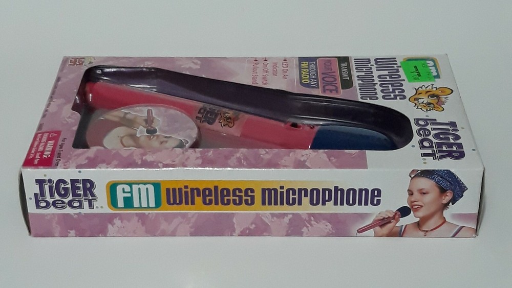 Vintage Tiger Beat FM Wireless Microphone