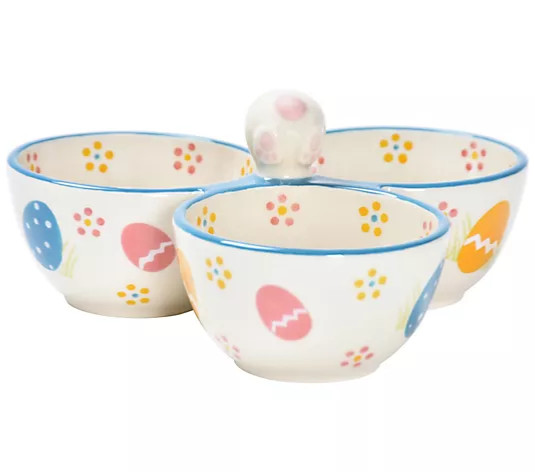 Temp-tations Easter Egghunt Divided Bowl Server