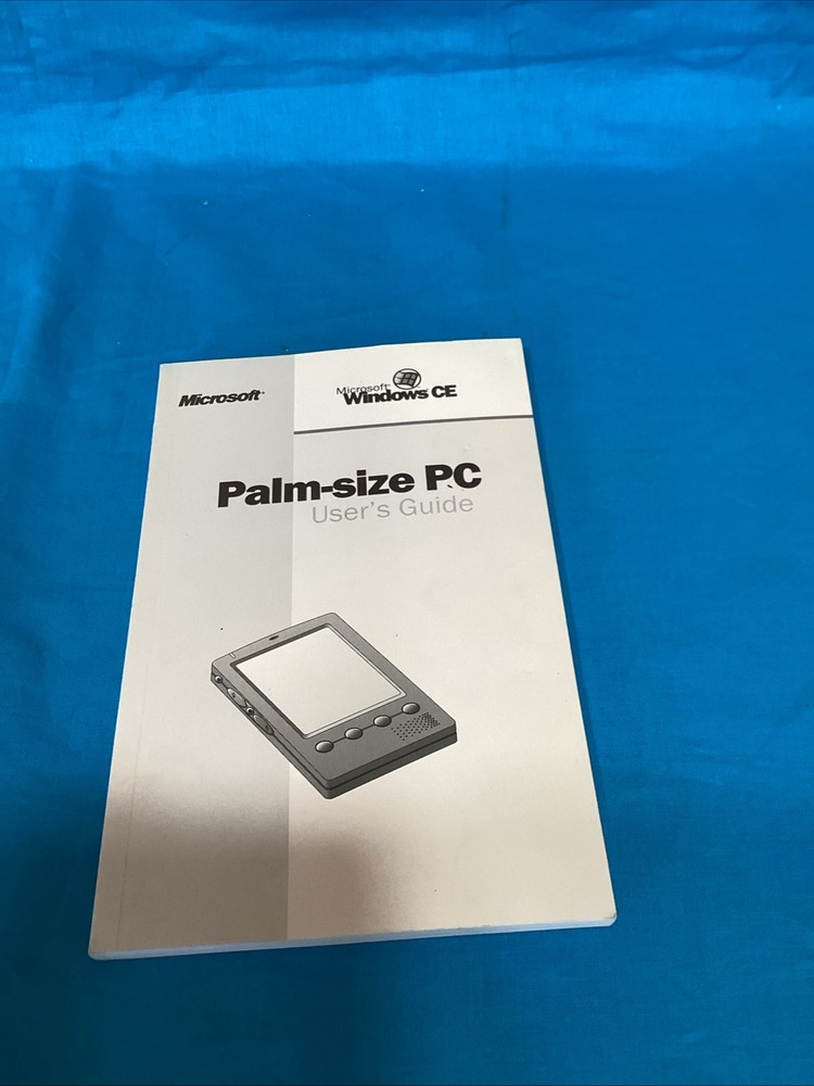 Microsoft Windows CE Printed User's Guide X03-69947