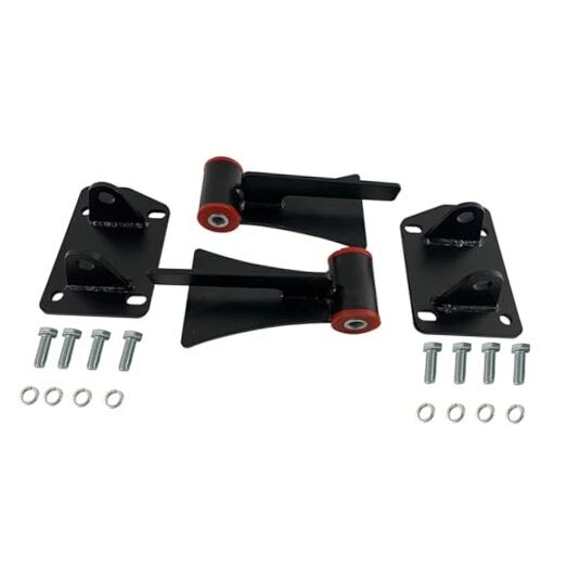 Motor Mount Set Engine & Frame Brackets with Bushings Compatible with Chevy