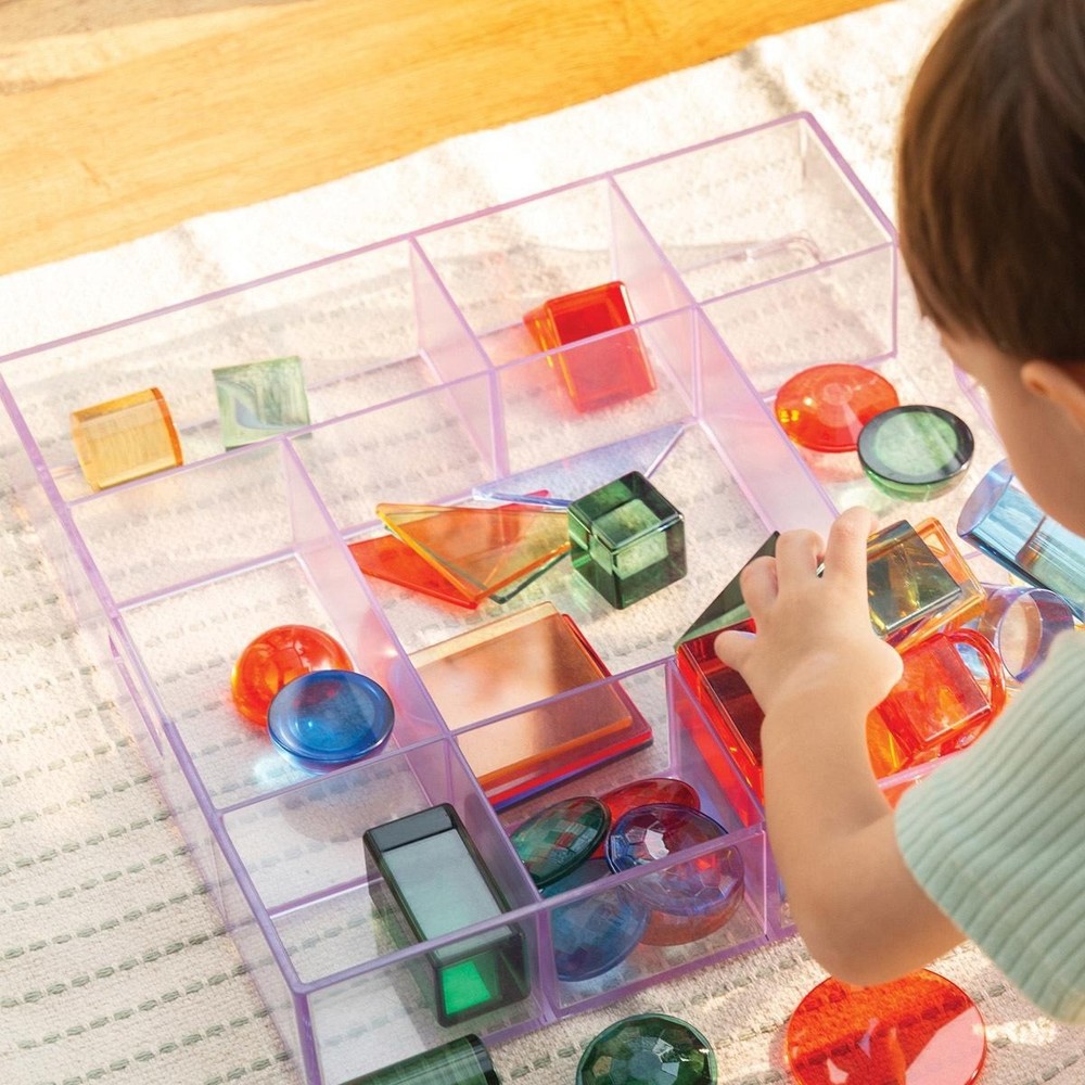 Kaplan Early Learning Loose Parts Stackable Tray - Clear