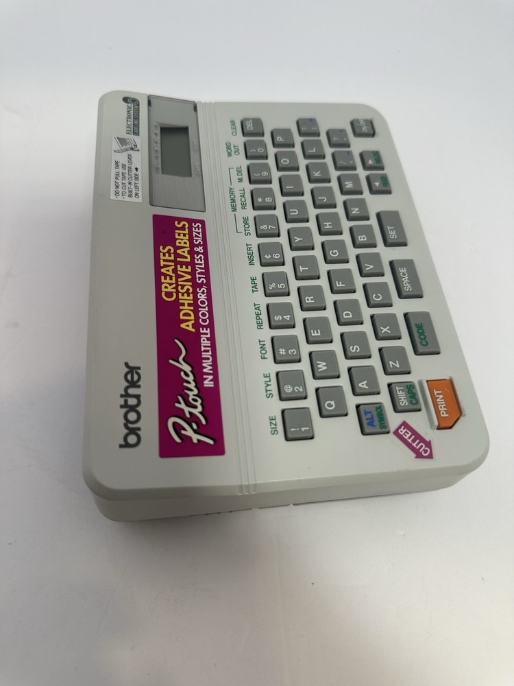 Brother P-Touch PT-10 Electronic Label Maker PT10 Handheld Label Printer