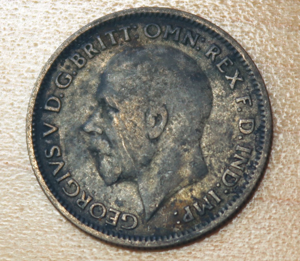 1936 Great Britain 6 Pence Silver
