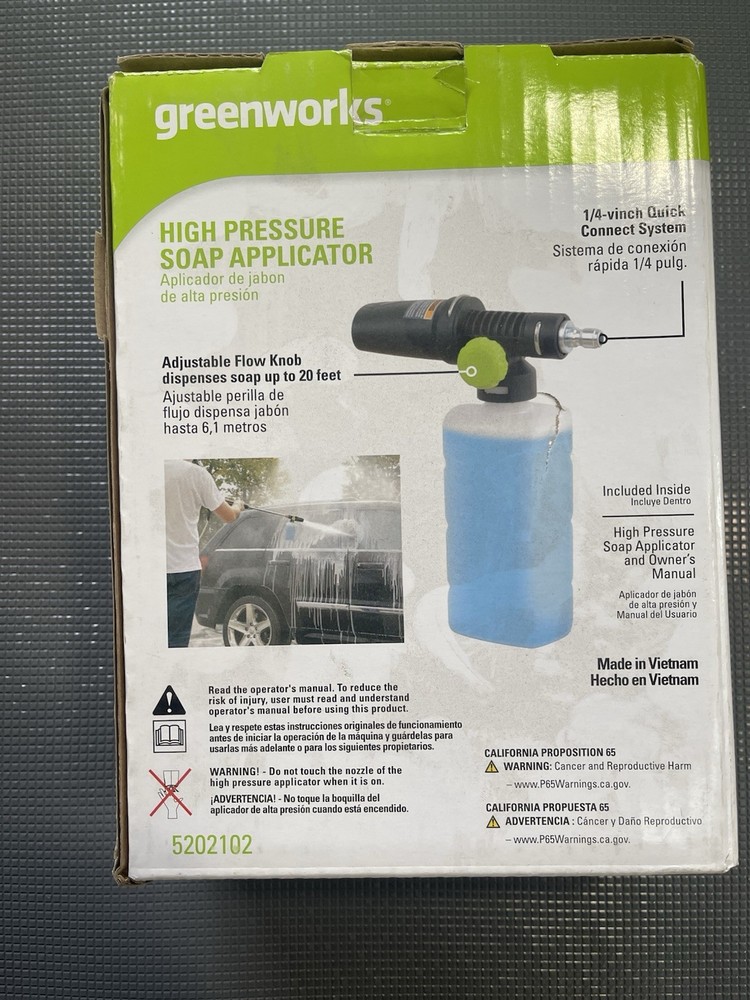 Greenwork High Pressure Soap Applicator  Universal Pressure  Attachment