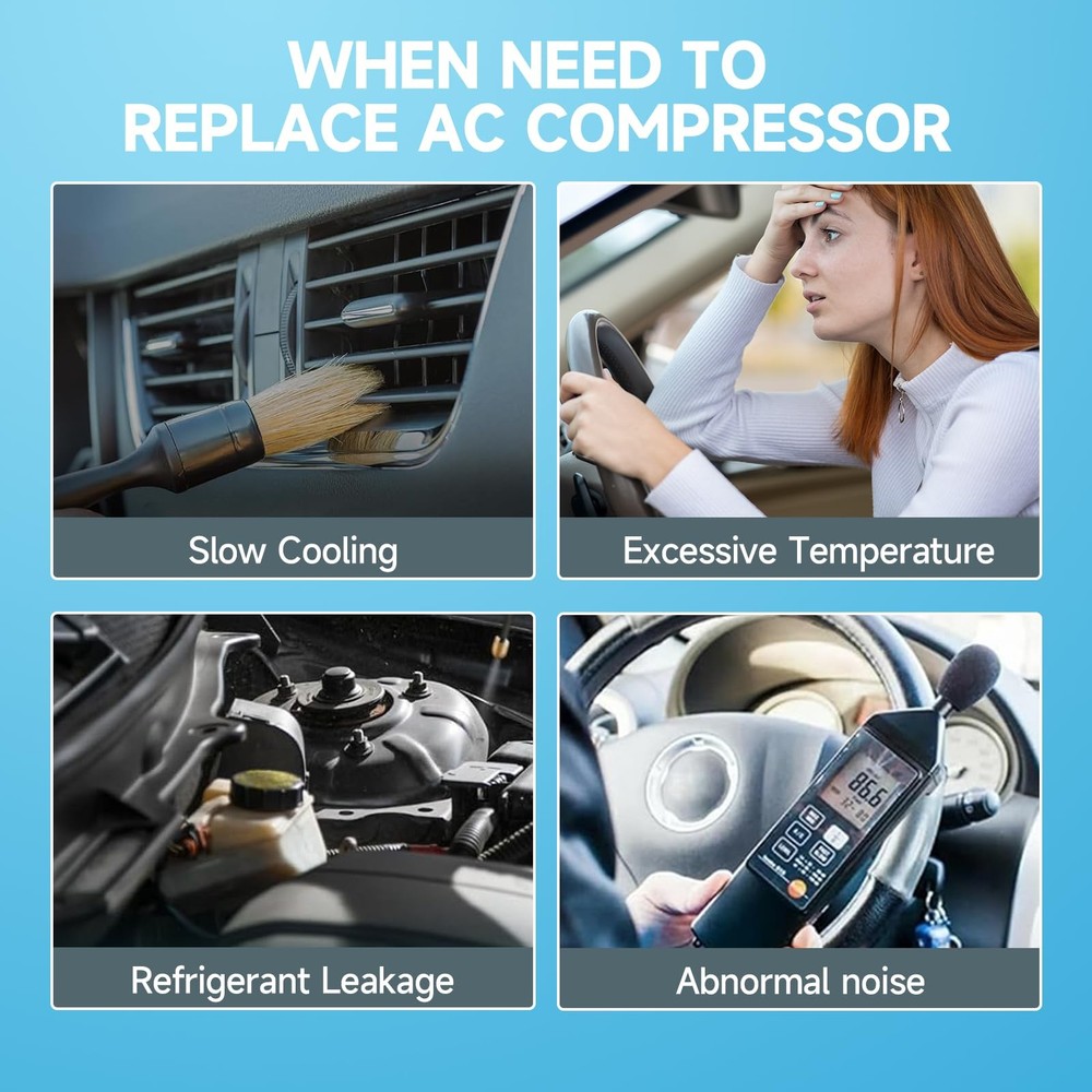 A/C Compressor Compatible With Toyota Tacoma 05-15