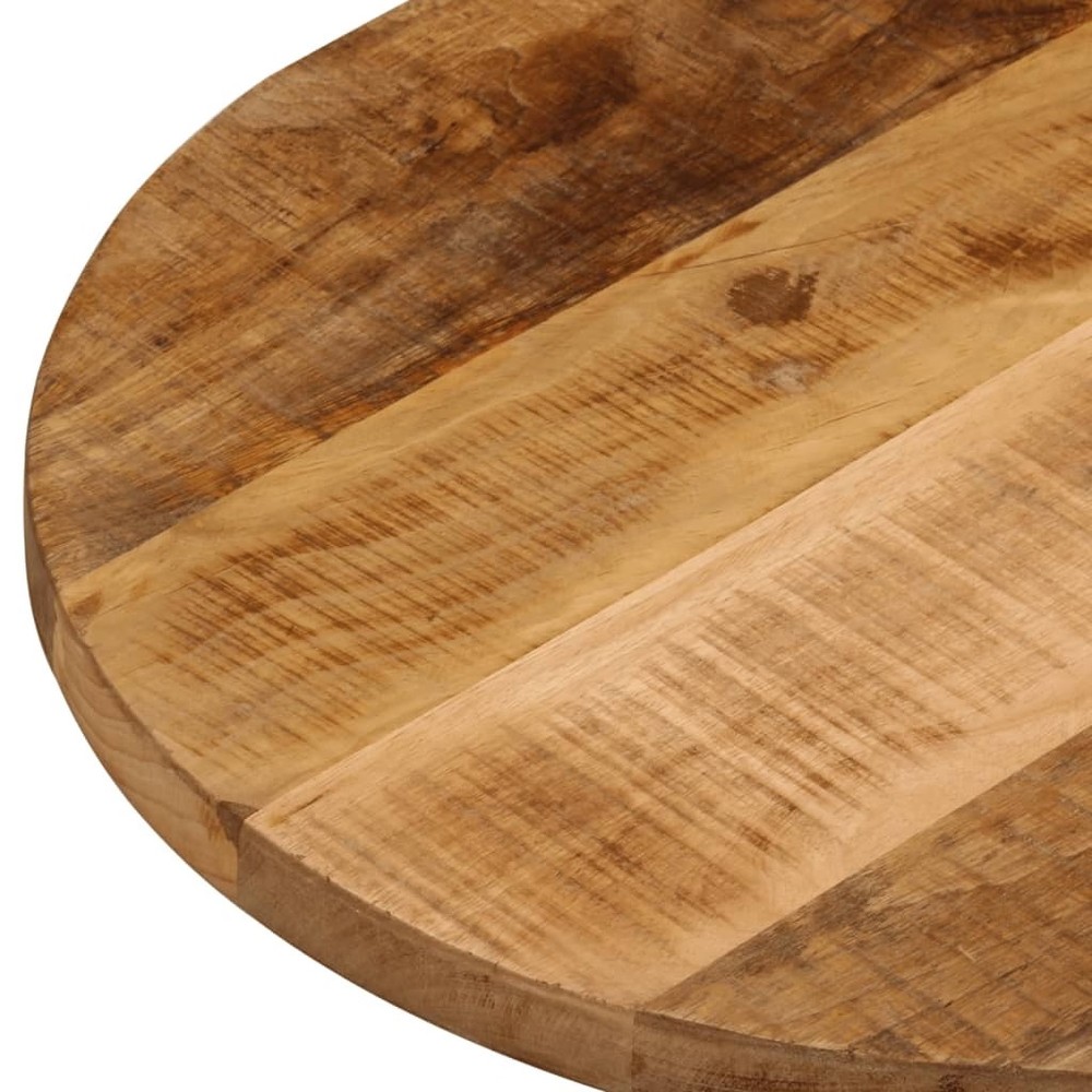 Table Top Natural Solid rough mango wood Medium Table Top Oval
