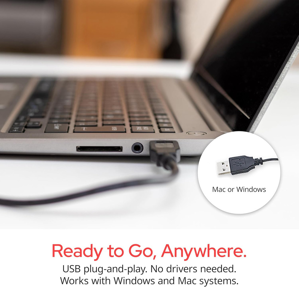 Keyboard and Mouse Corded Combo Pc Computer Usb Optical Wired Set Office Game