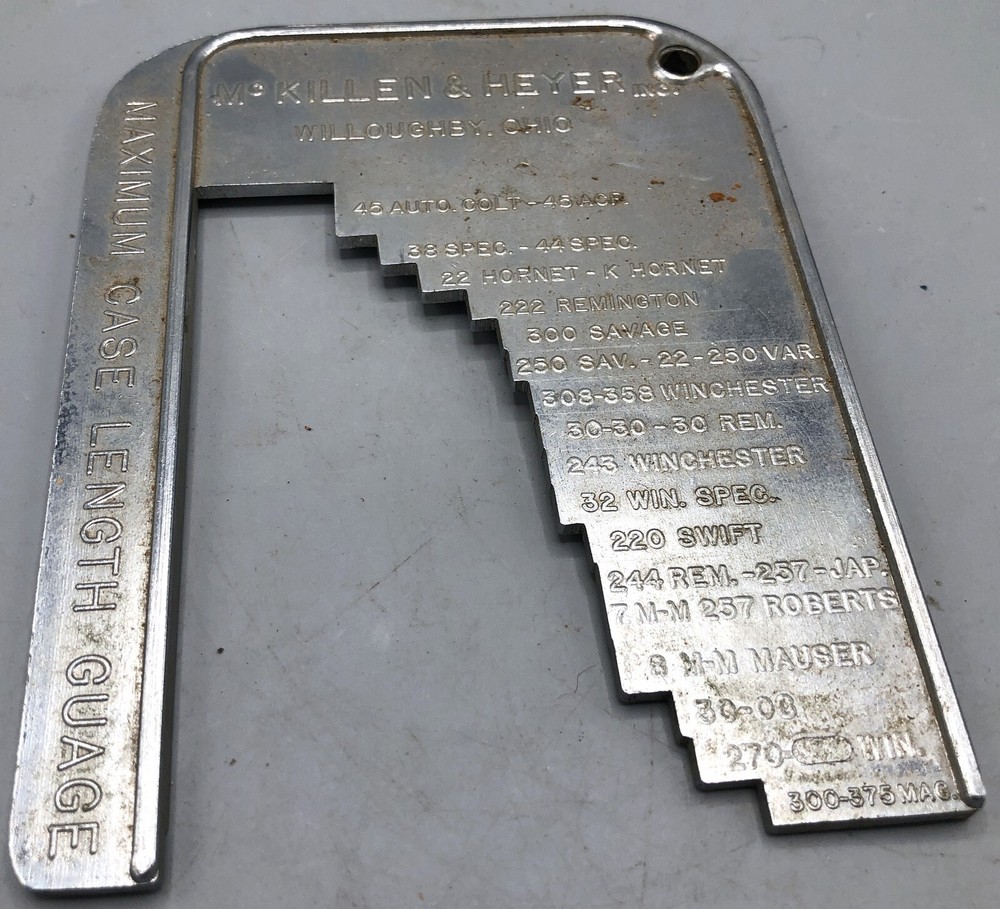 MCKILLEN & HEYER RELOADING CASE LENGTH GAUGE
