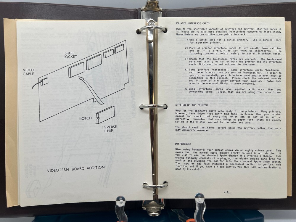 VERY SCARCE Format-][ Word Processing System Kensington Microware Apple II /Plus