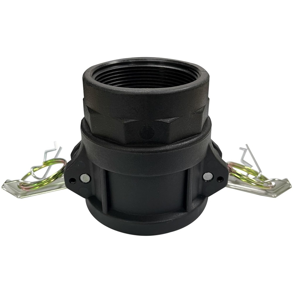 2 Pack 2 Inch Polypropylene Type D Camlock Fitting Female NPT Thread Bolt