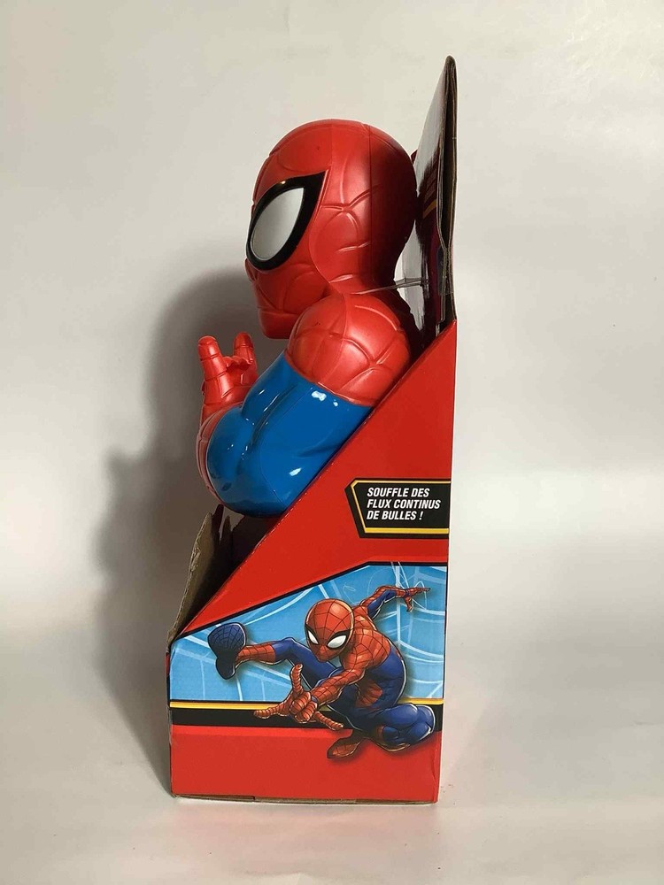 Little Kids Marvel Spider-Man Action Bubble Blower Machine