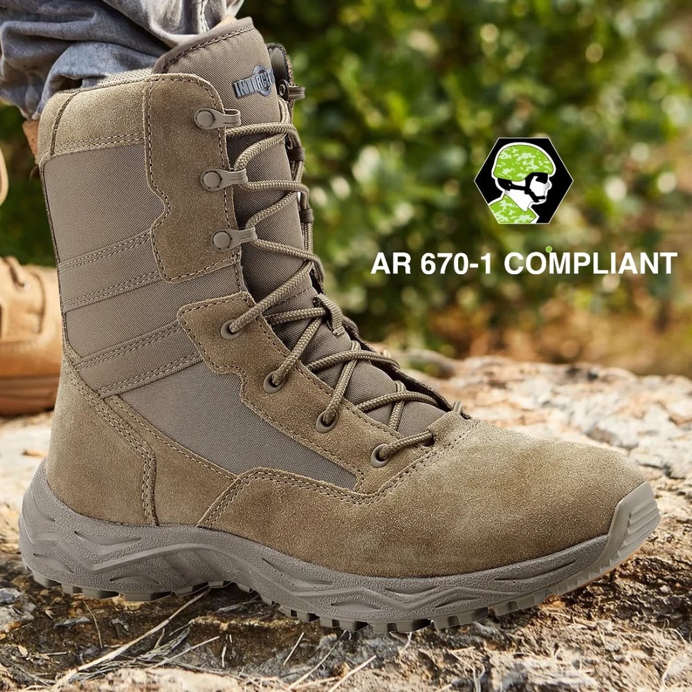 INTERCEPTOR - SIZE: 7.5 - Leather Frontier 6" Anti-Fatigue Footbed Tactical Boot
