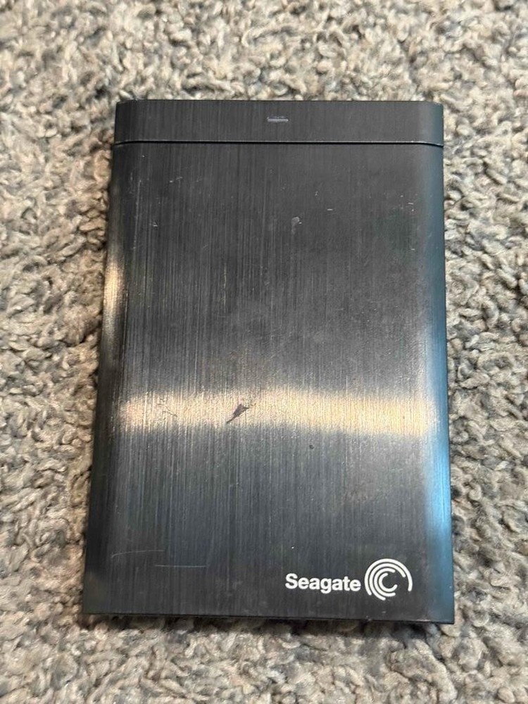 Seagate 1TB External Hard Drive Black Model SRDOSPO Tested Works 1D8AP8-500