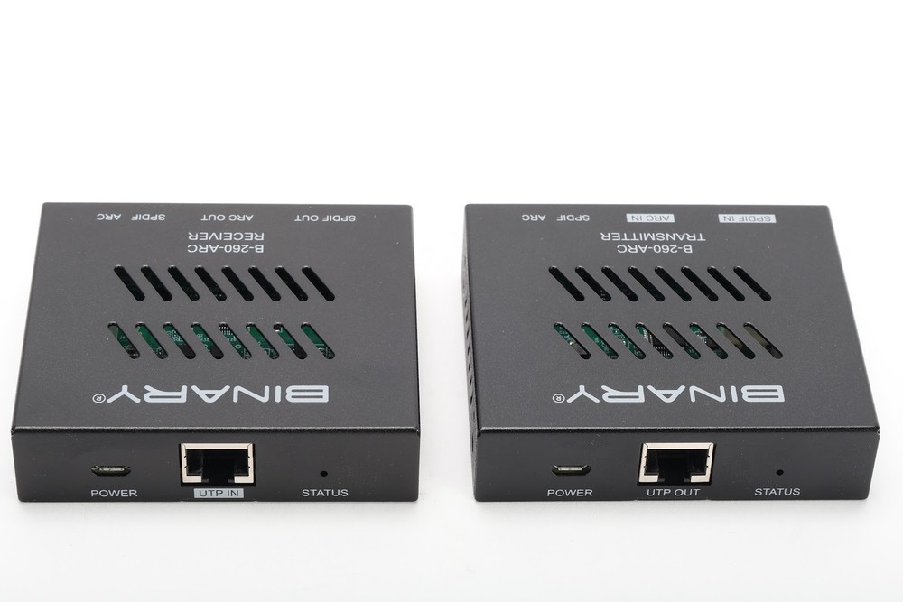 Binary B-260-ARC Audio Return Extender Transmitter and Receiver With Accessories