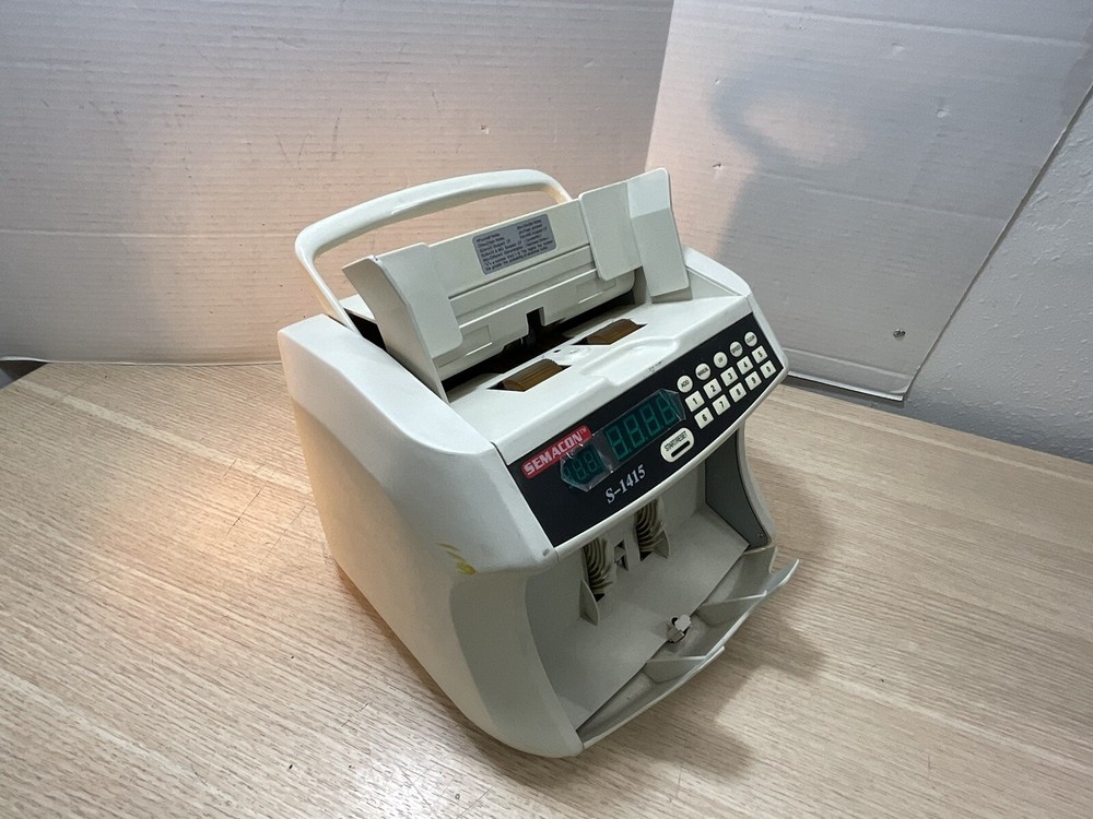 Semacon S-1415 Bill Counting Machine / As Is / MAR-875