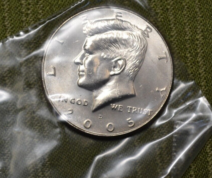 2005 D Kennedy Half Dollar Coin - circulated