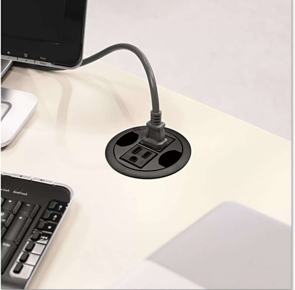 HON AC Power Hub 3" Diameter Black GRMTACX