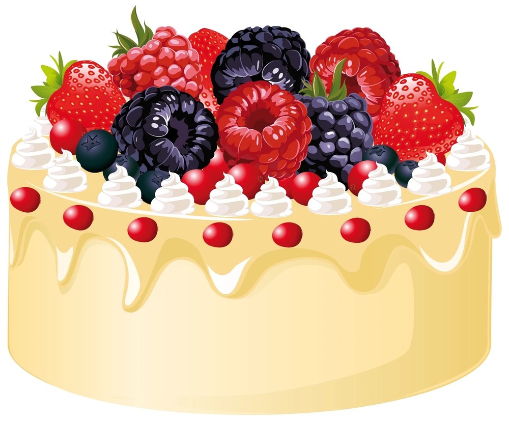Berry Cake Sticker Decal XV