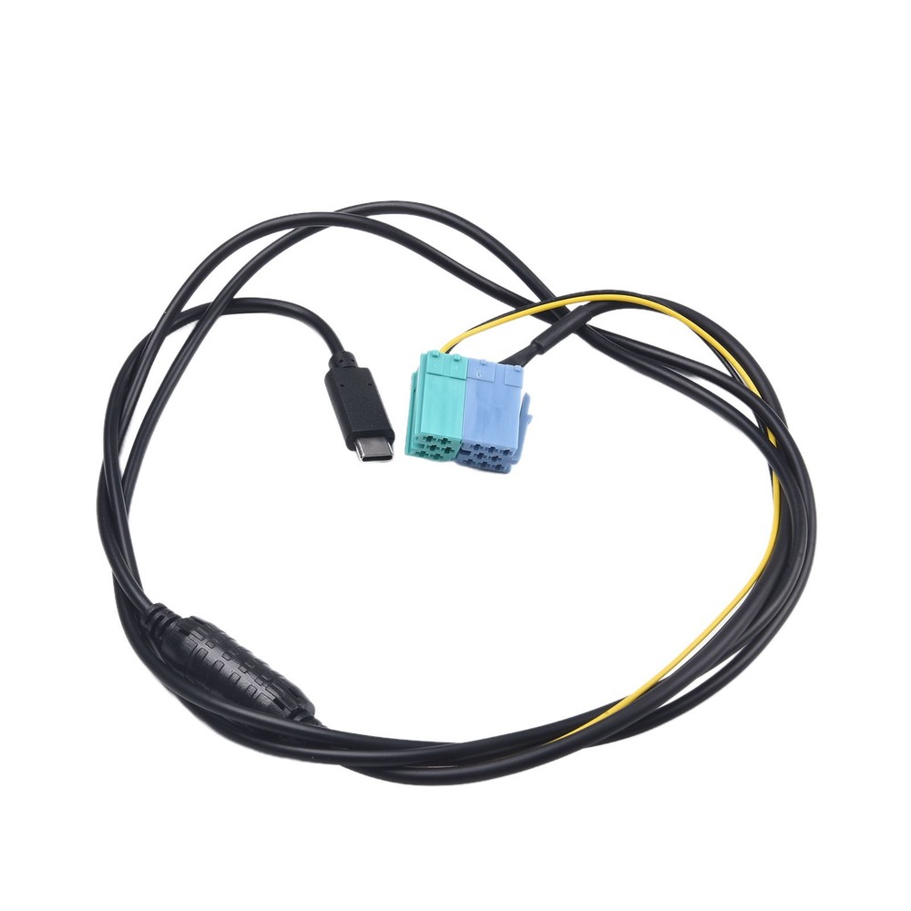 For BECKER Audio CD Player TYPEC Audio Input Cable AUX Audio+Charging Cable