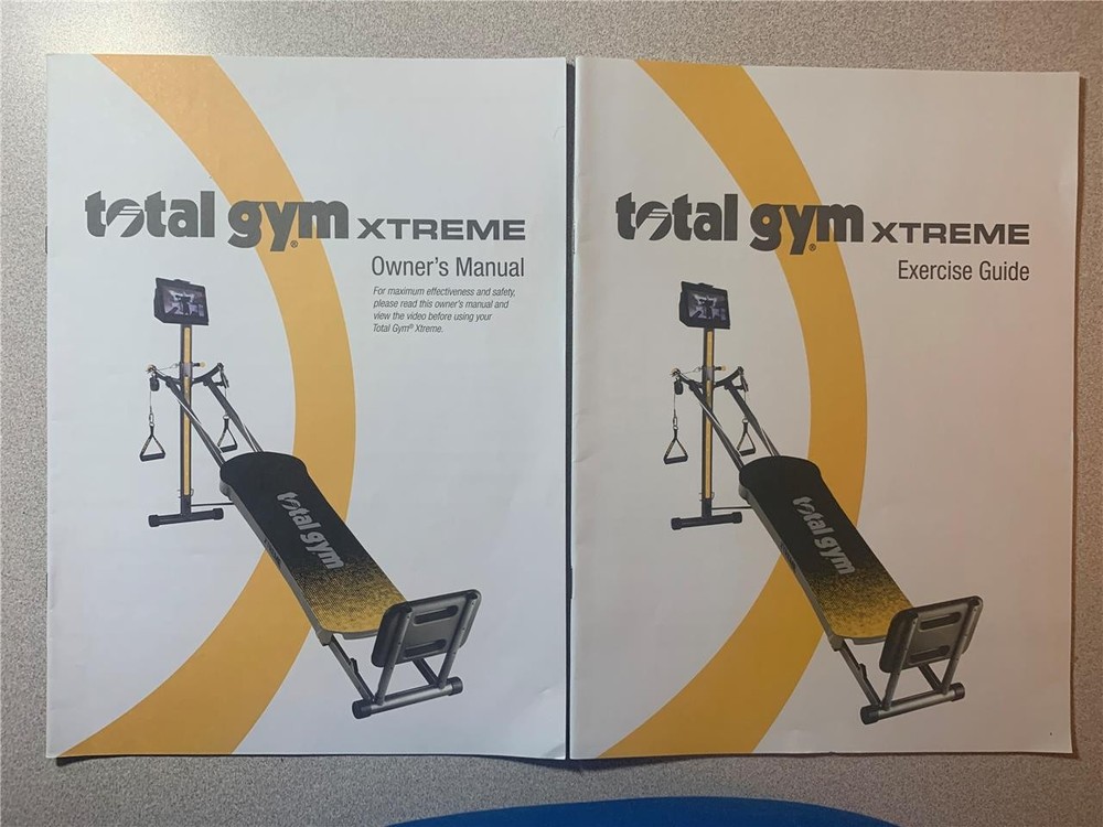 Total Gym Extreme Exercise Guide plus Owners Manual