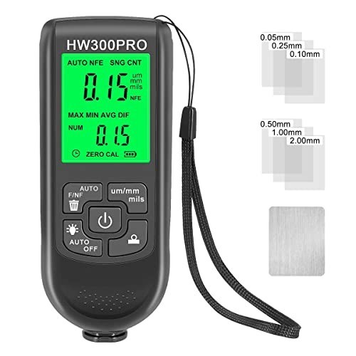 Professional Paint Thickness Gauge Meter - Multifunctional Coating Depth Tester