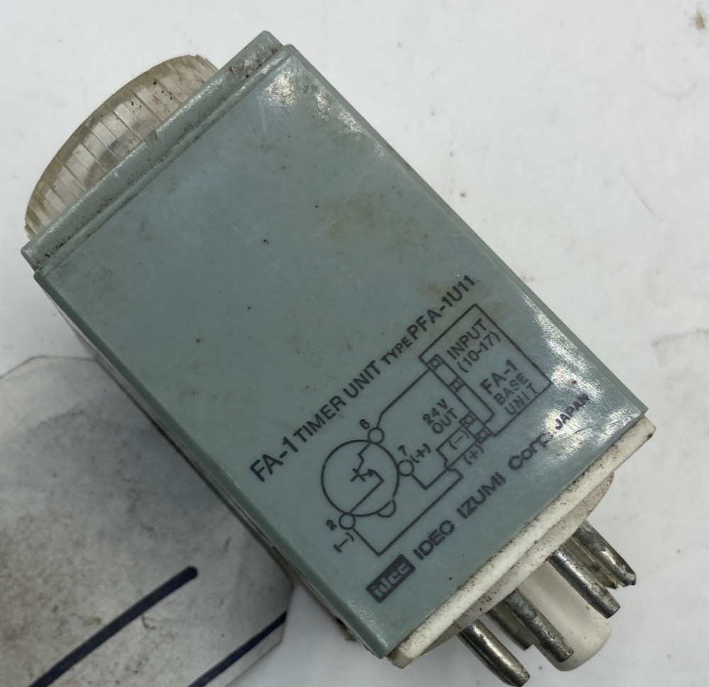 IDEC 24V INPUT 10-17 FA-1 Timer Unit PFA-1U11