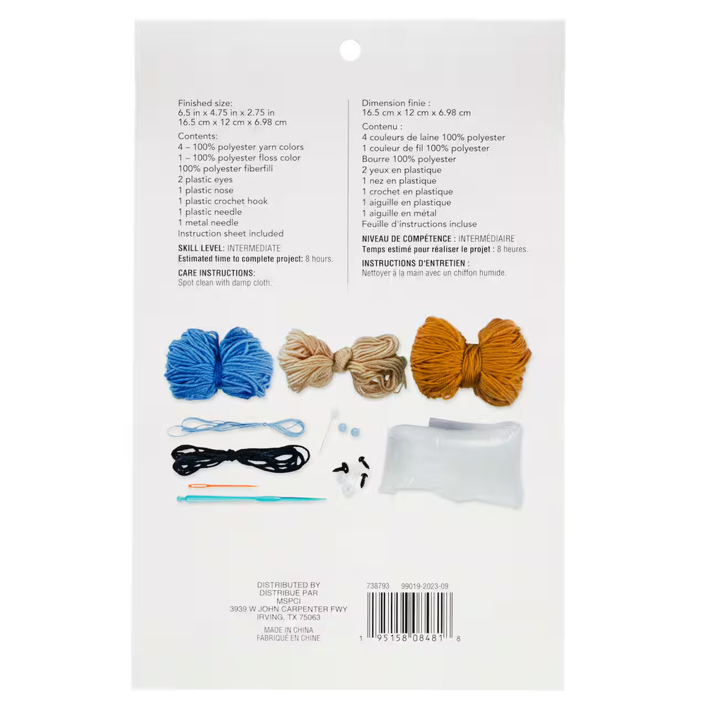 Loops & Threads Crochet Kit "Bear"