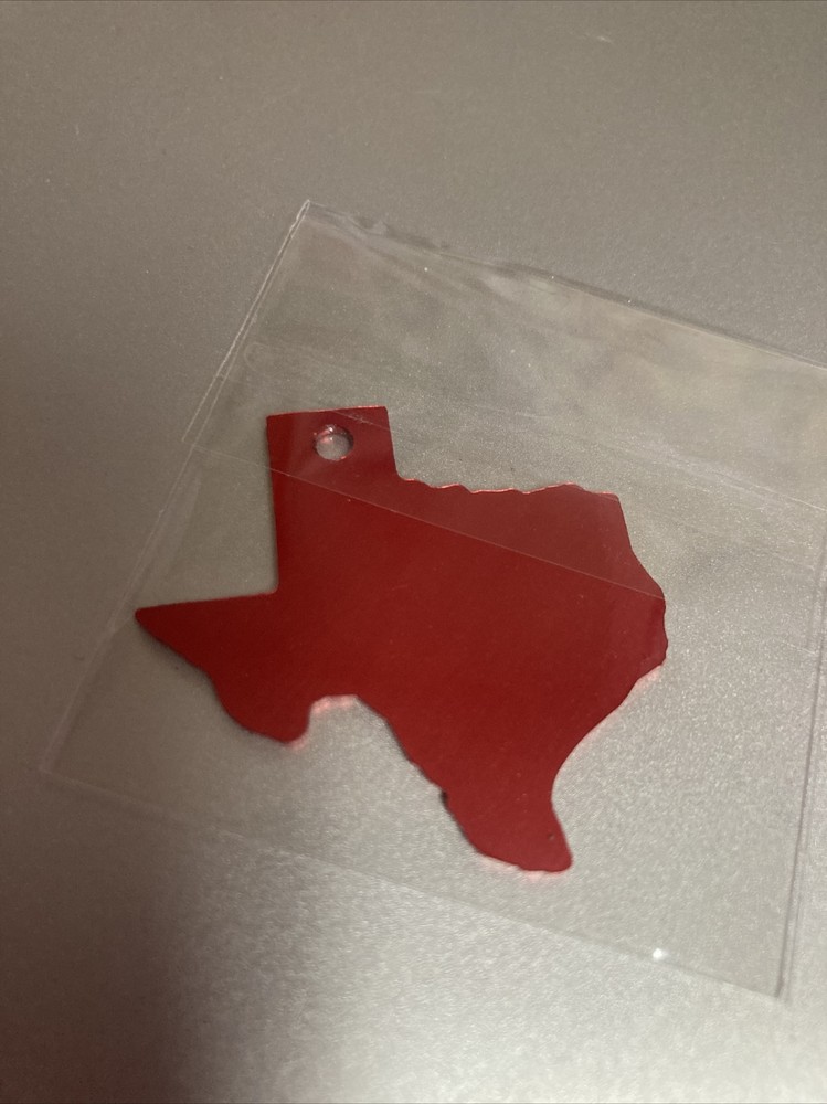 Pet Tags Texas Shape Aluminum