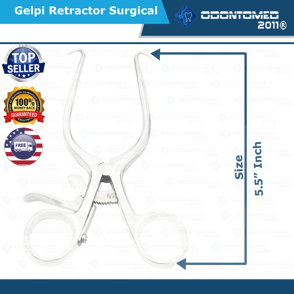 3 Gelpi Retractor Surgical & Veterinary Instruments 5.5''