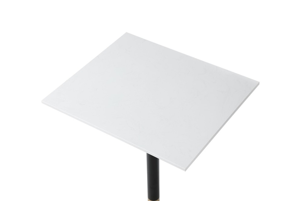 Elegant Decor Ronan 28" Pub Table in White