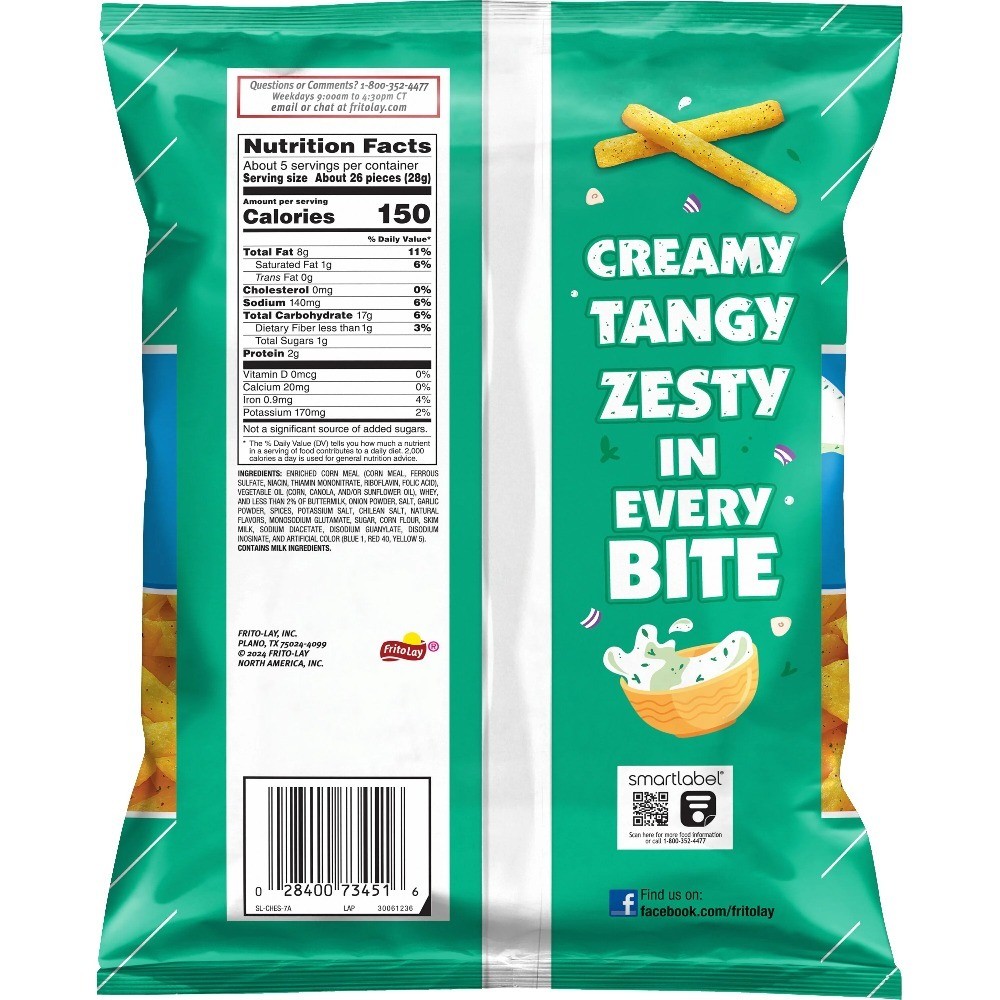 (2 pack) Chesters Ranch Fries 5.25oz