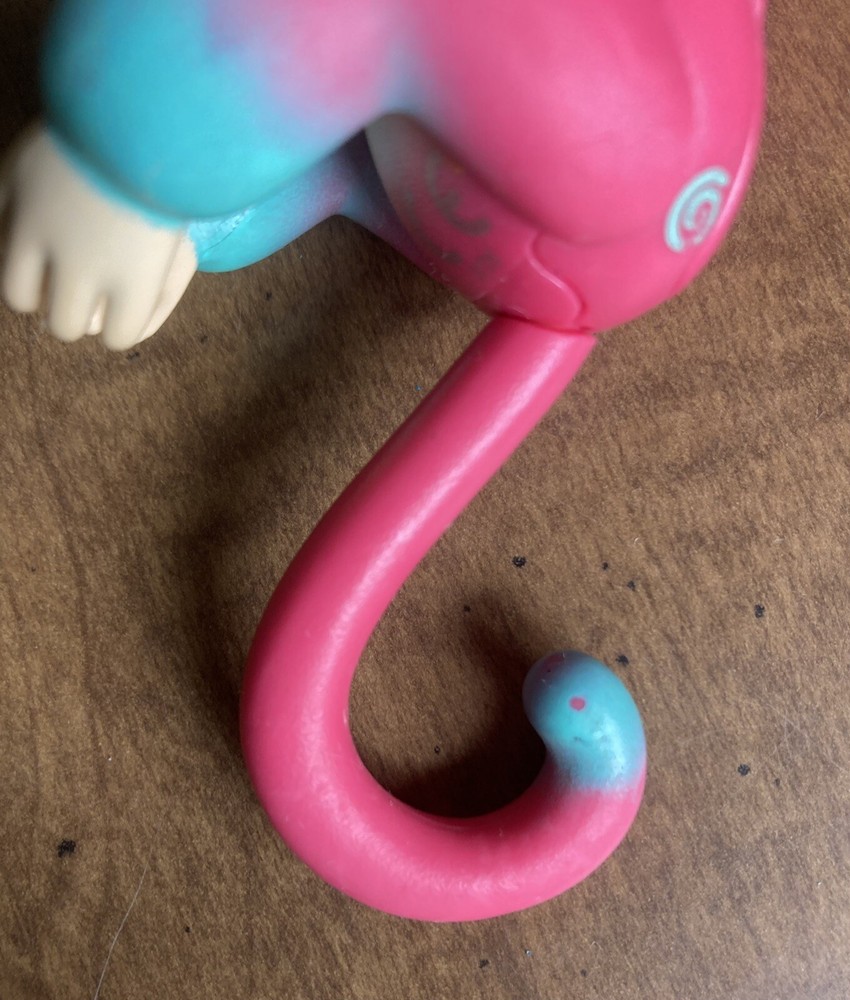 2 WowWee Fingerlings, Blue Dragon & Pink Monkey Tested & Working Electronic Pets
