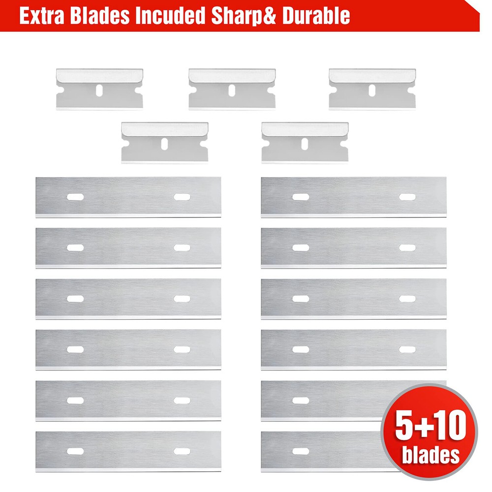 20-Piece Razor Blades 2Piece Razor Blade Scraper Razor Scraper Tool Razor Holder