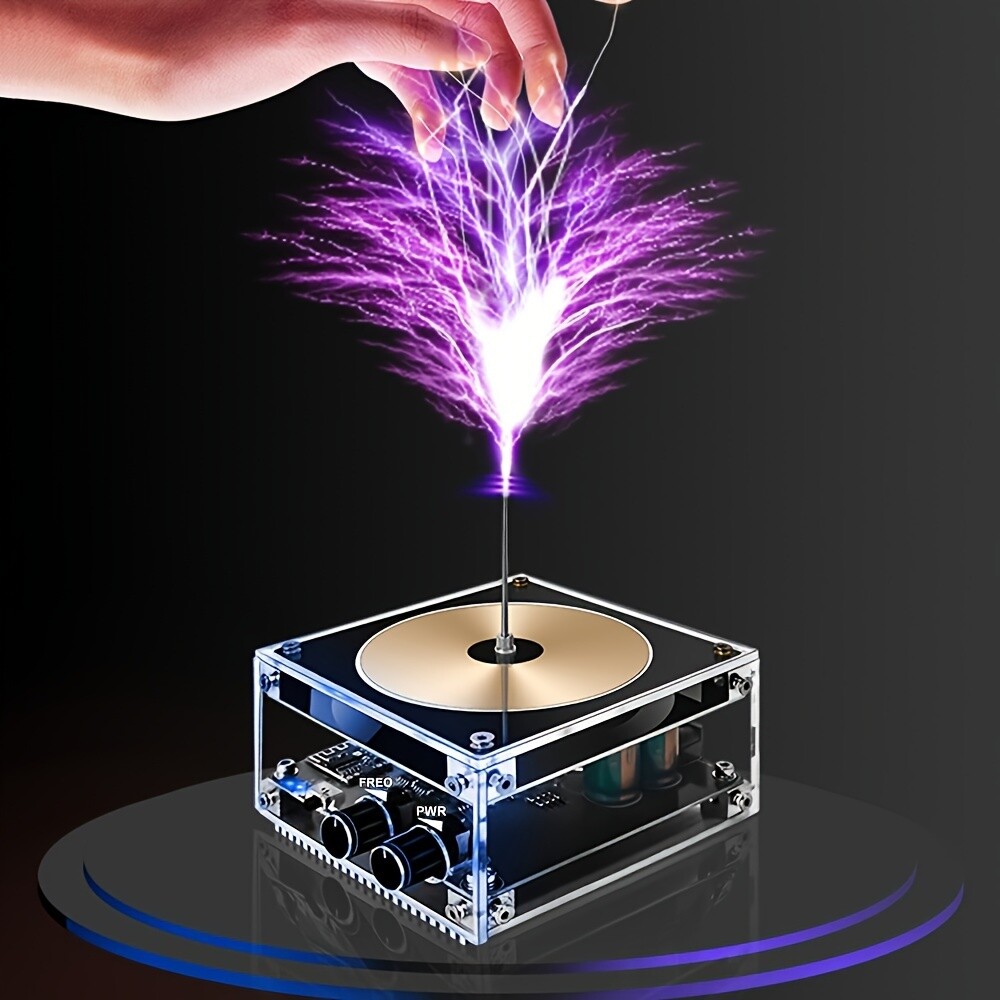 High-Resolution Stereo Tesla Coil Speaker - Lighting Effects