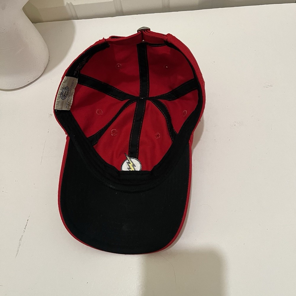 DC Comics Red Flash Superhero Adjustable Strapback Baseball Cap Hat Youth