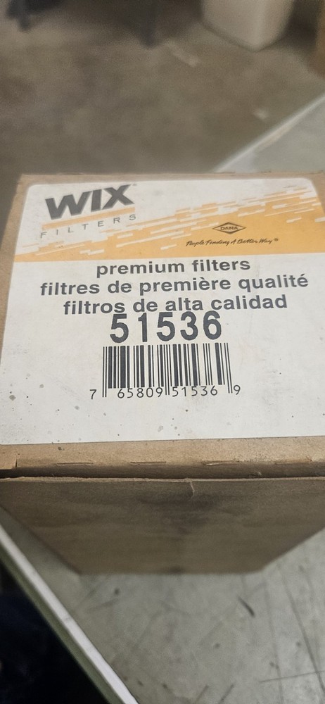 WIX Part # 51536 Spin-On Hydraulic Filter
