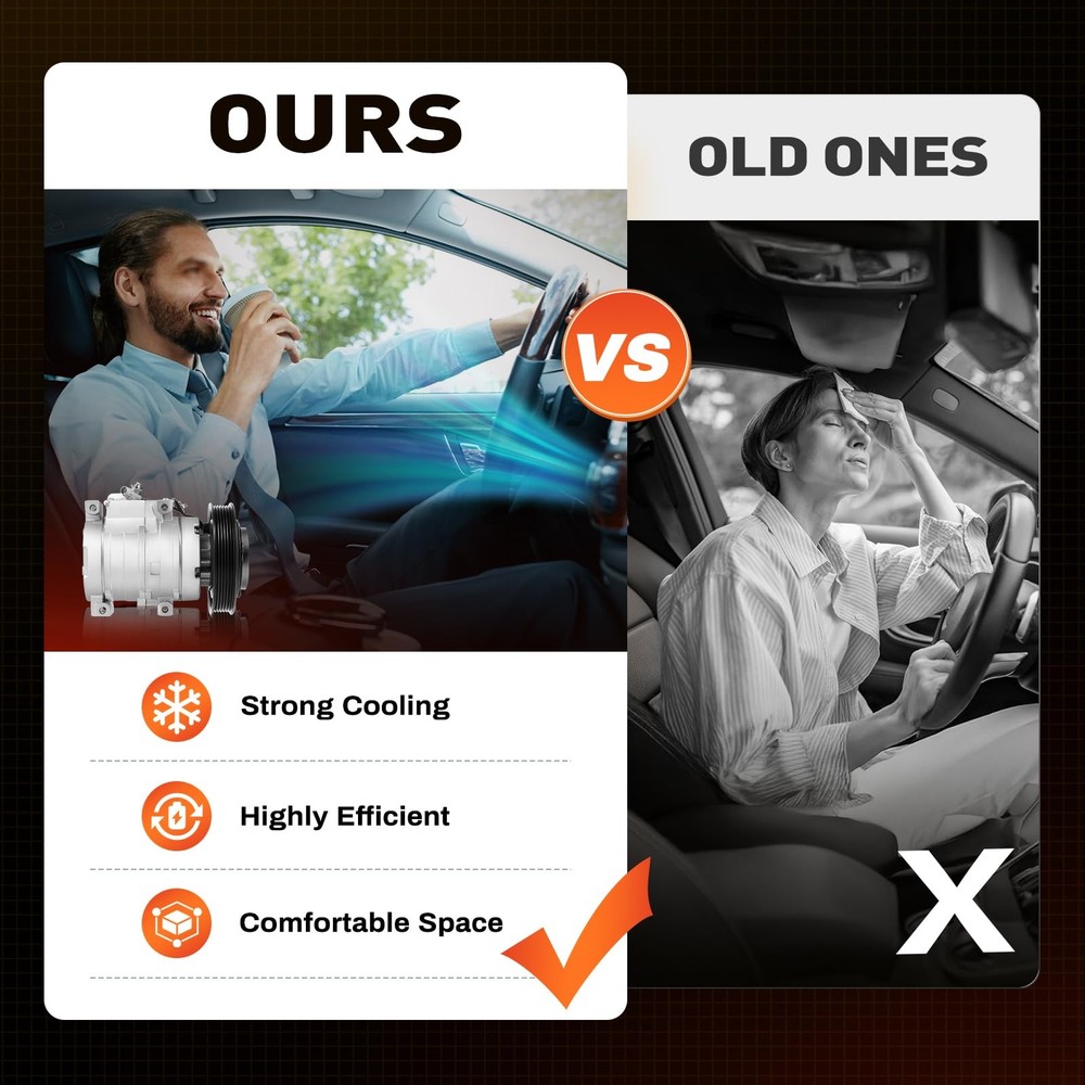 AC Compressor for 2003-2008 Corolla Matrix 1.8L