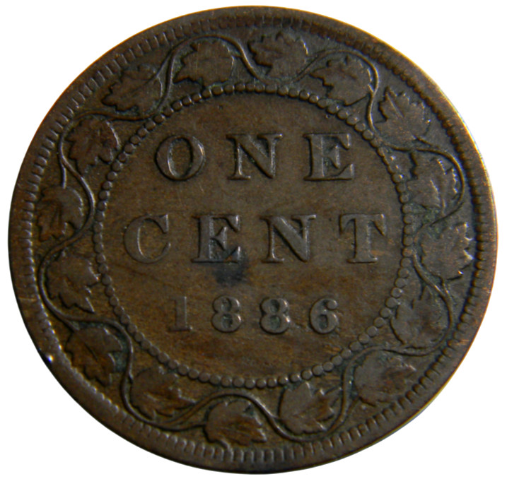 Canada 1886 One Cent (0743)
