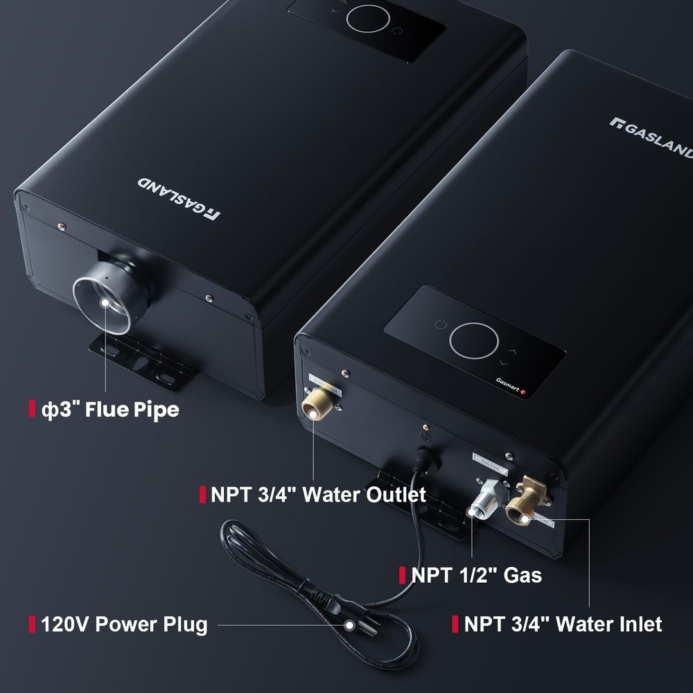 GASLAND Gasmart C Propane Tankless Water Heater Indoor Max 5 GPM 113000 BTUCS...