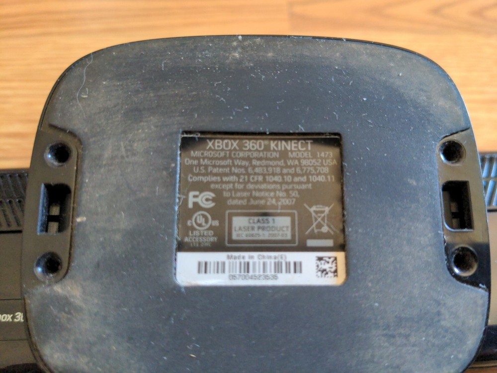 Official Microsoft Xbox 360 Kinect Game Sensor Bar Model 1471