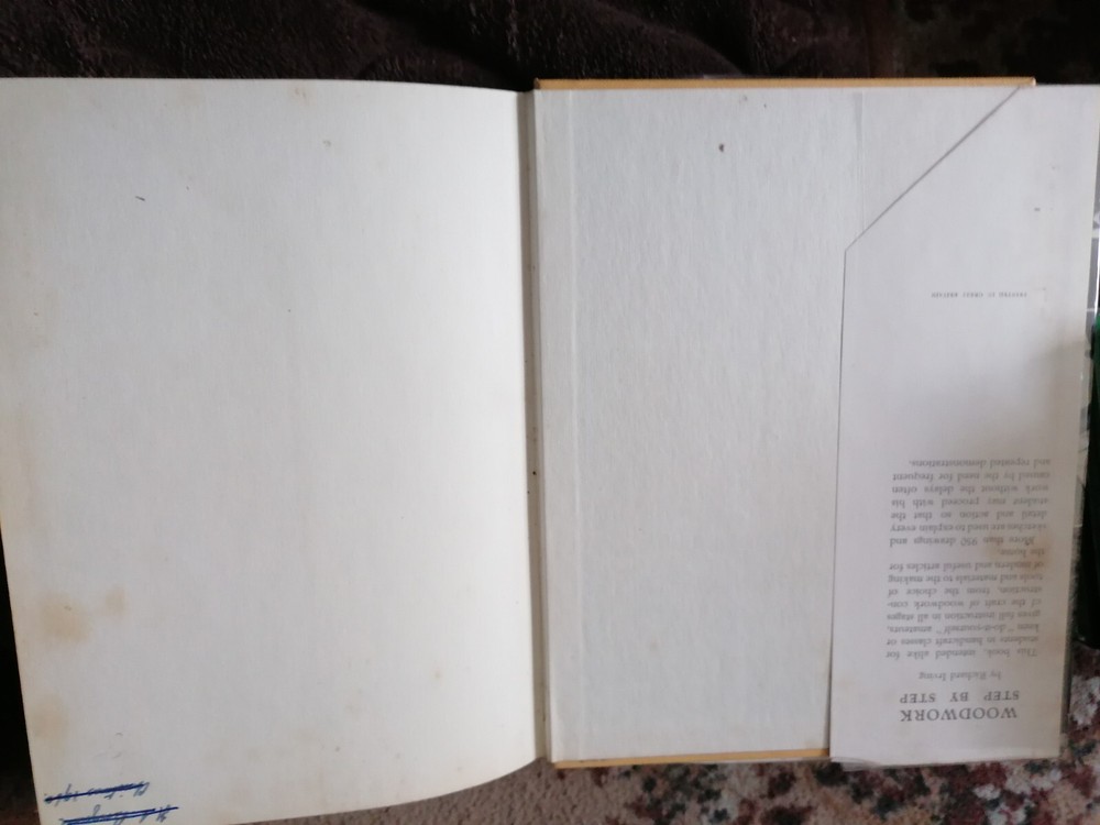 Woodwork Step by Step (Richard Irving - 1959) Hardback FREEPOST