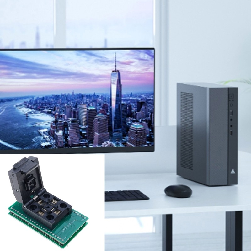 Reliable QFP48 to DIP48 Test Socket for Chip Testing and Debugging