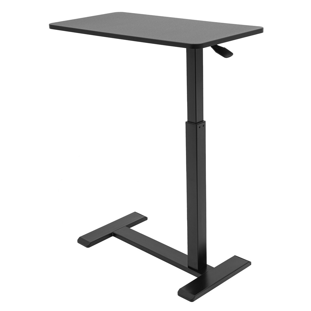 Mobile Pneumatic Adjust Height Overbed Bedside Coffee Table Sofa Side Table