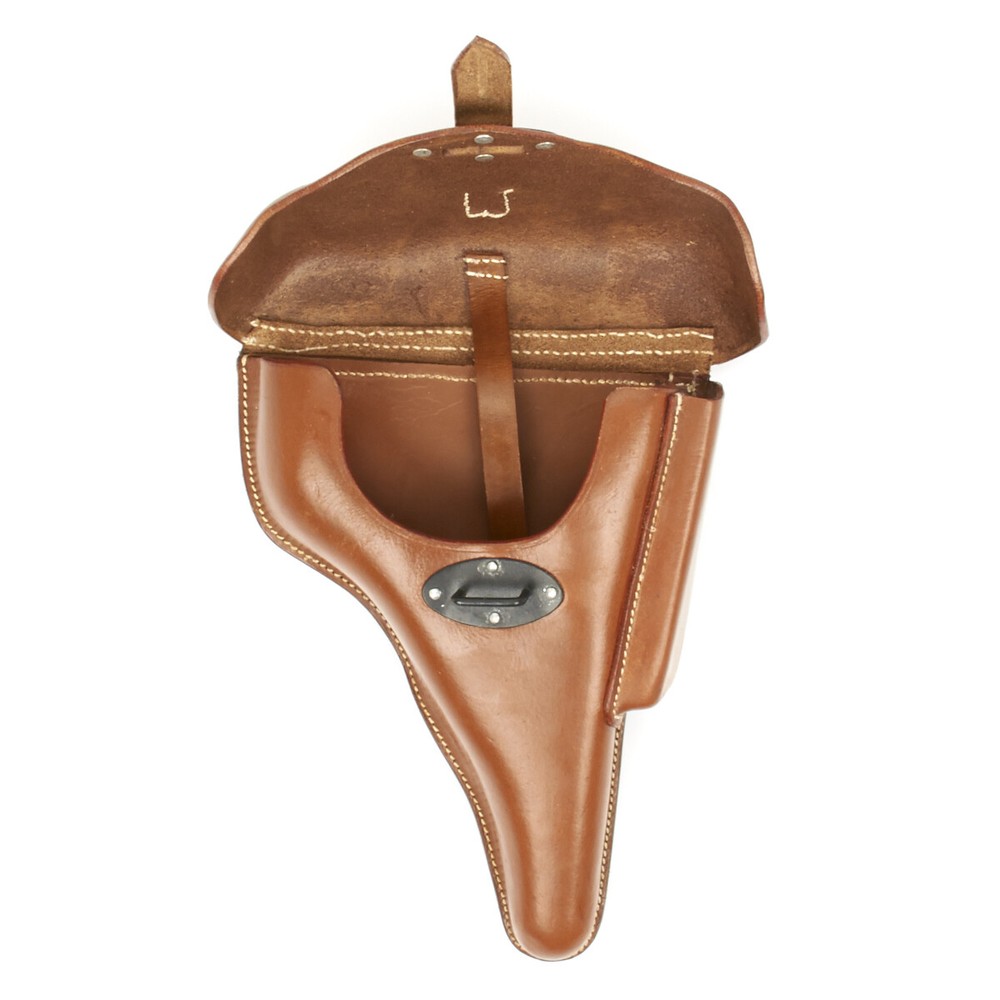 German WWII P-38 Hardshell Leather Afrikakorps Holster