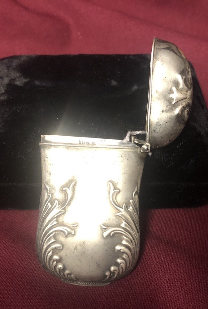 Sterling Silver Victorian Needles Holder 🌺