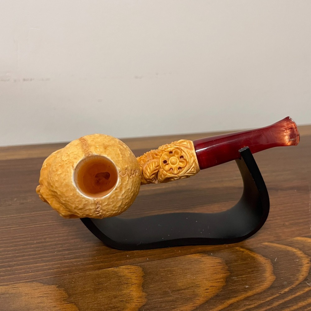 S.Yanik Meerschaum Pipe – Skull