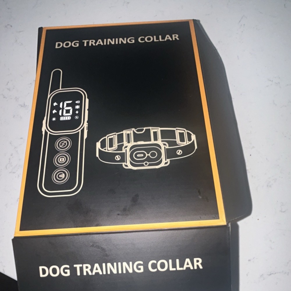 Dog Training Collar with Remote Control, White, Includes Accessories