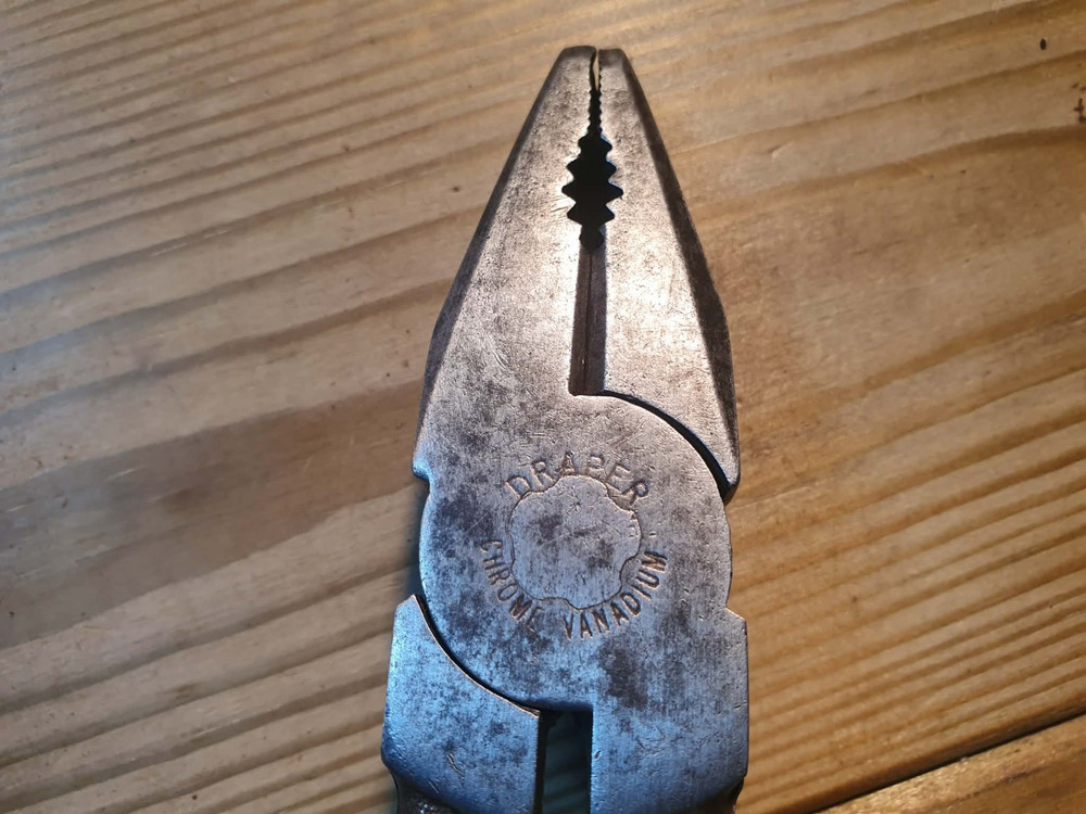 Vintage Draper Pliers Old Hand Tools Engineering Mechanics Tool Mechanical