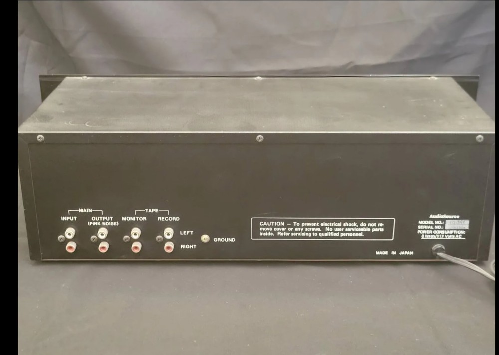 AudioSourceEQ-ONE Graphic Equalizer&Spectrum Analyzer Rackmount Audio Processor