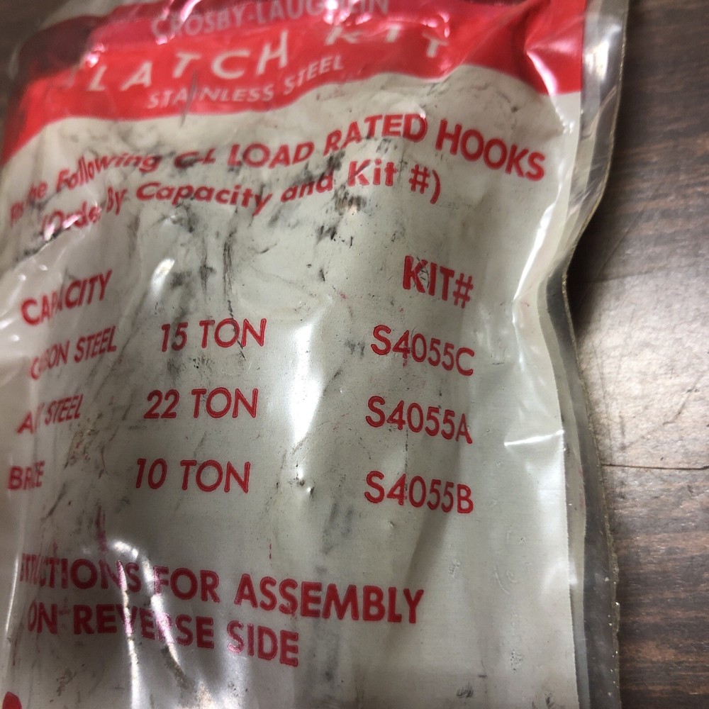 Crosby Hook Latch SS-4055 A,B,C